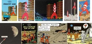 טינטין טס אל הירח