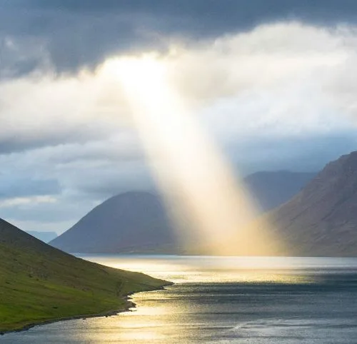 אלומת אור מהשמיים